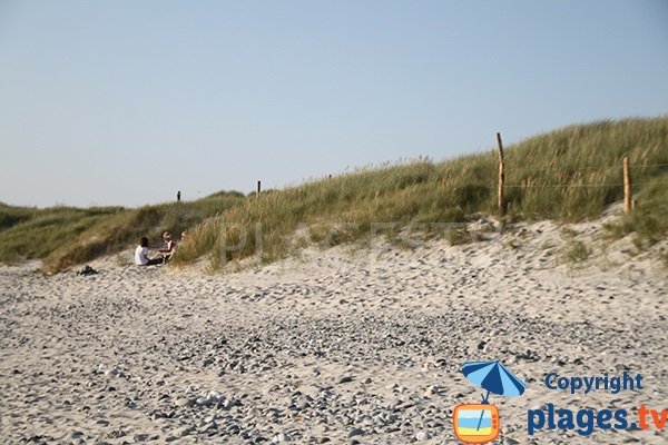 Dunes de la plage de Kermabec à Tréguennec