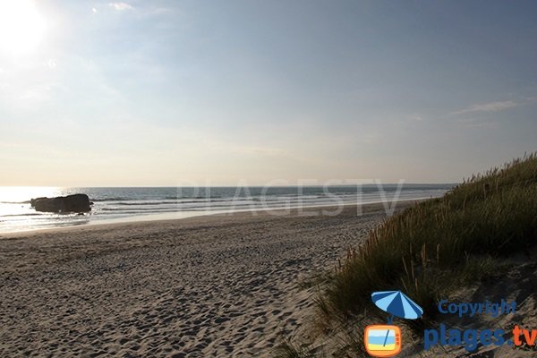 Photo de la plage de Kermabec à Tréguennec 