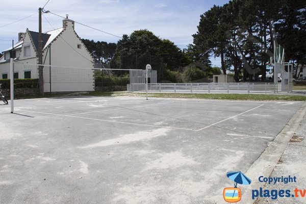 Terrains de jeux à côté de la plage de Kermahé - Quiberon