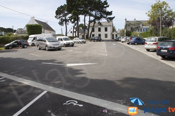 Parking de la plage de Kermahé - St Pierre Quiberon