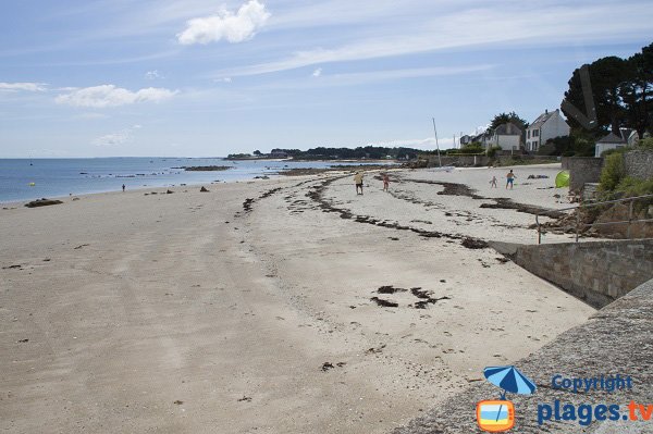 Photo de la plage de Kermahé à St Pierre Quiberon