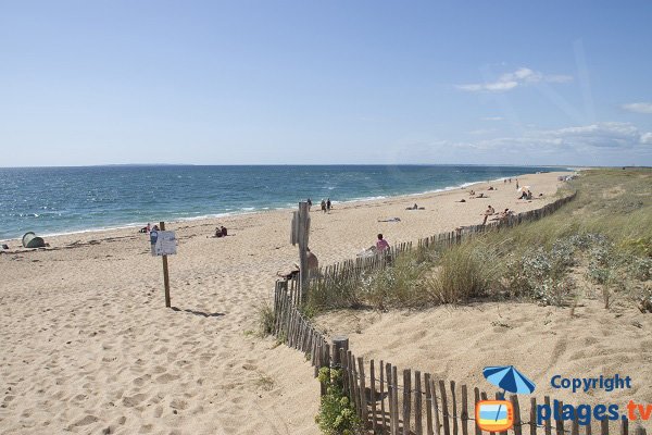 Kerminihy beach in Erdeven - Brittany - France