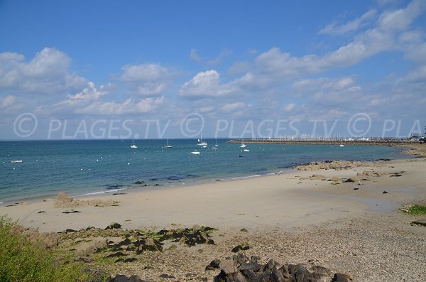 Kermorvan beach in Quiberon in France