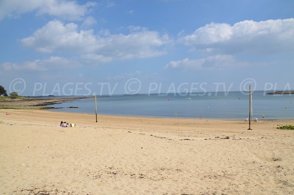 Plage de sable à St Philibert en Bretagne