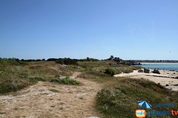 Environnement de la baie de Kernic à Plouescat