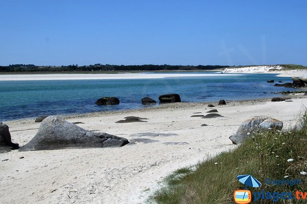 Photo de la plage de Kernic à Plouescat