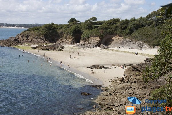 Kernous cove in Concarneau in Brittany