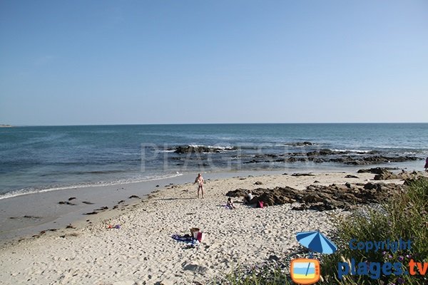 Sable sur la plage de Kerrest à Plozevet - Bretagne