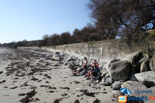 Photo de la plage de Kersaliou à St Pol de Léon