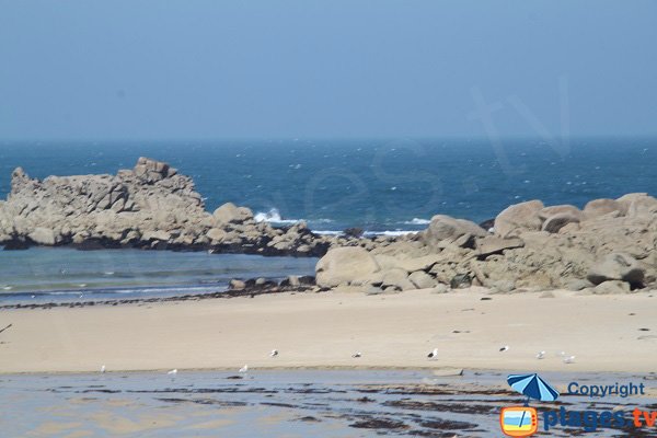 Bay of Kervaliou in Cléder