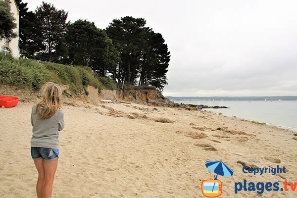 Photo de la plage de Kerveltrec  à Fouesnant