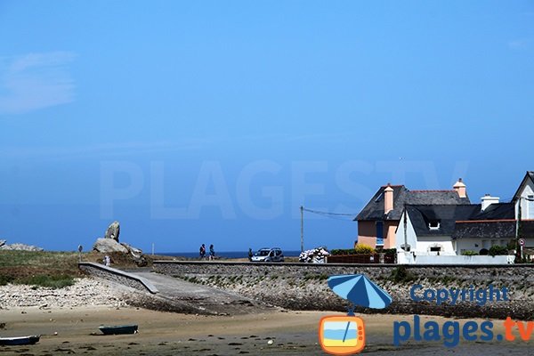 Cale sur la plage de Kervenni - Plouguerneau