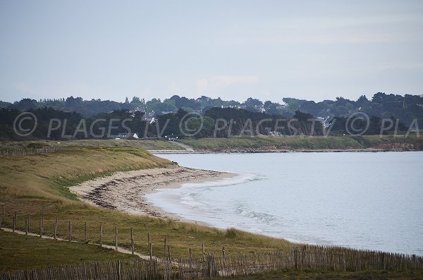 Photo de la plage de Kerver sur la commune d'Arzon