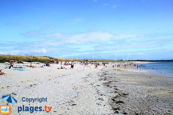 Sable de la plage de Kerver