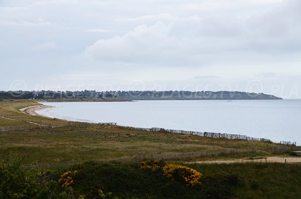 Photo de la plage de Kerver à St Gildas de Rhuys