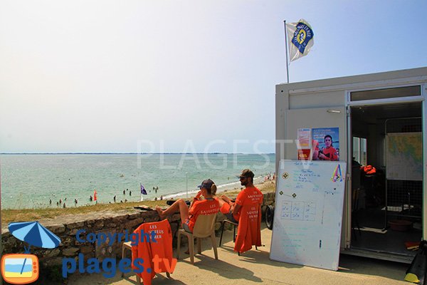 Poste de secours de la plage de Kervillen - La Trinité sur Mer