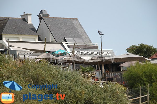 Restaurant sur la plage de Kervillen - La Trinité