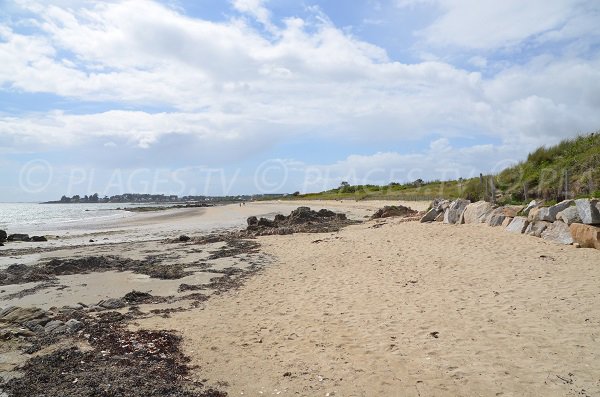 West beach of Kervillen in La Trinité