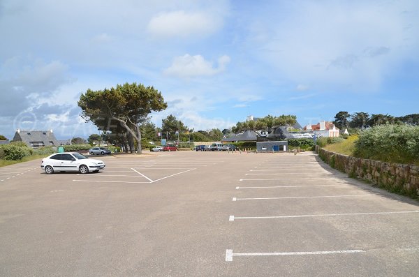 Parking de la plage de Kervillen à La Trinité sur Mer