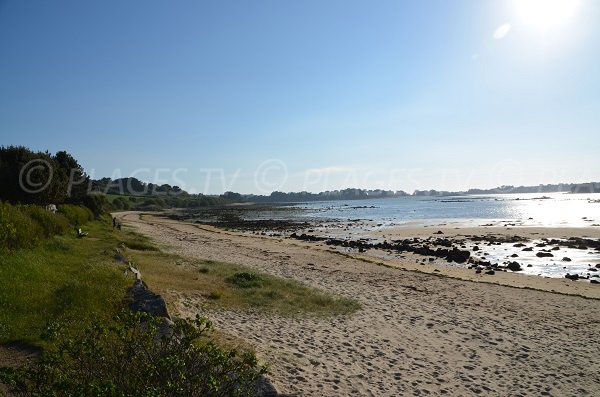 Plage de Keryvon à Pleumeur Bodou (Bretagne)