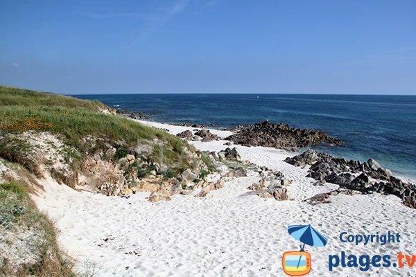 Rochers sur la plage de Kersiny - Plouhinec