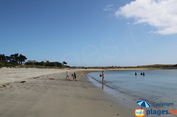 Photo de la plage du Korejou à Plouguerneau - Bretagne