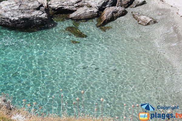 Clear water of Belle Ile en Mer