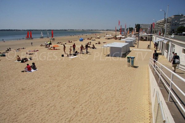 Plage de sable à La Baule