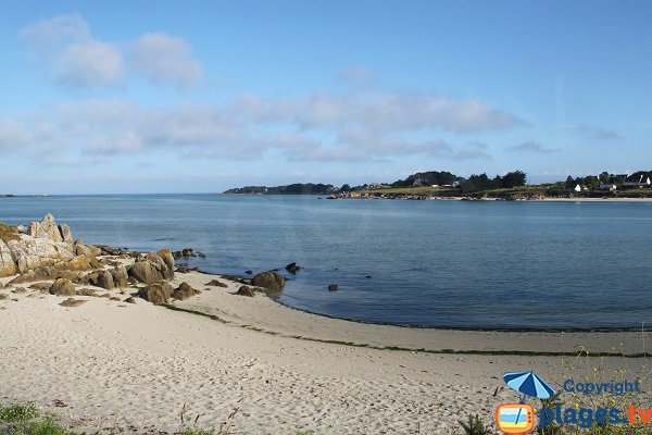 Photo de la plage de La Croix à Guissény