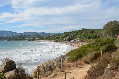 La Croix Valmer beach in France