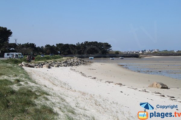 Dune of Laber beach in Roscoff