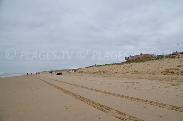 Photo of North beach in Lacanau in France