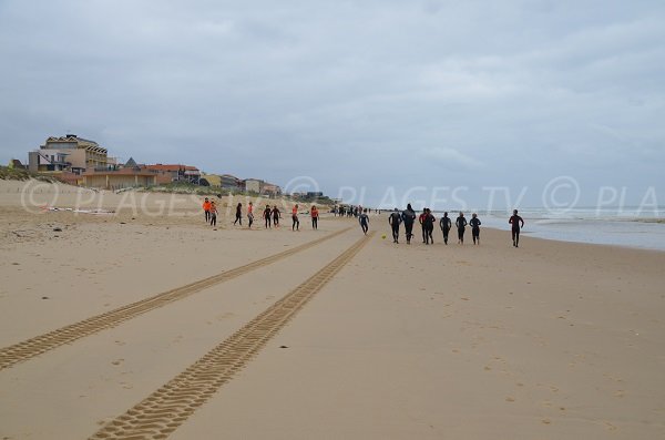 Spiaggia Nord a Lacanau-Océan