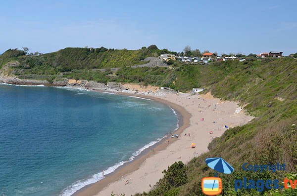 Plage sauvage à St Jean de Luz - Lafitenia