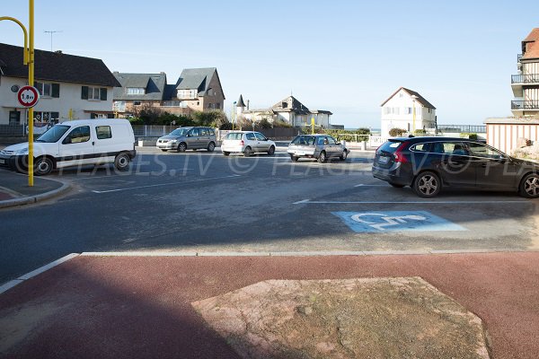 Parking de la plage Laforge - Blonville (Calvados)