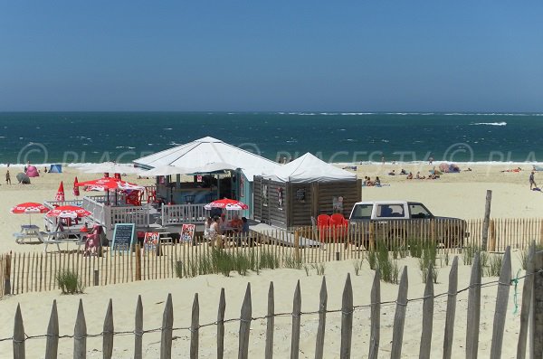 Lagune beach in Pyla sur Mer in France