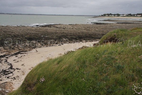 Vue sur les plages de Mesquer depuis la pointe de la Croix