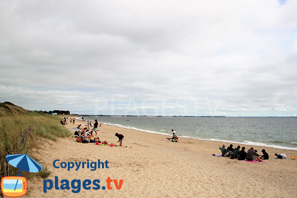 Foto vom Strand Landrezac - Damgan