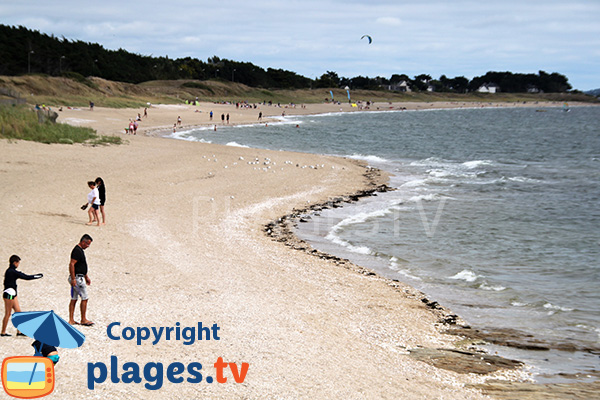 Photo de la plage de Landrezac à Damgan