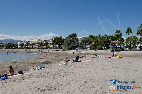 Landsberg beach in Saint Laurent du Var - France