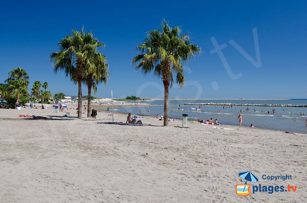 Foto della spiaggia Landsberg di St Laurent du Var - Francia