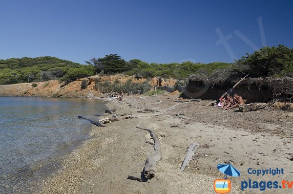 Plage du Langoustier dans le Var à Porquerolles