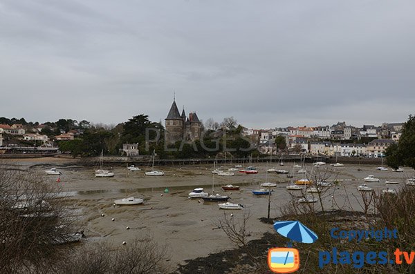 Ria de Pornic vue depuis la plage du Lapinou