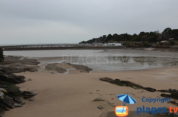 Foto della spiaggia del Lapinou a Pornic - Francia