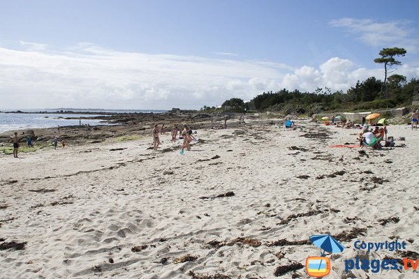 Photo of Large beach in Concarneau in Brittany