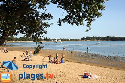 Plage à Larmor Baden