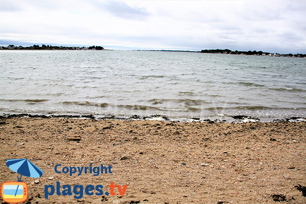 Beach with calm sea in Damgan