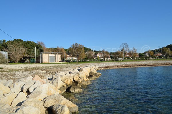 Lifeguard station of the Laurons beach