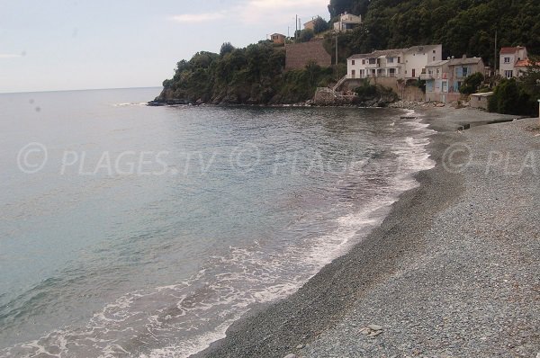 Foto della spiaggia di Lavasina a nord di Bastia - Corsica