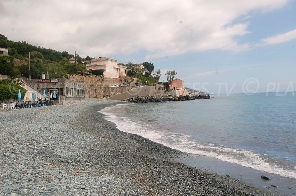 Plage de Lavasina à Brando au Cap Corse